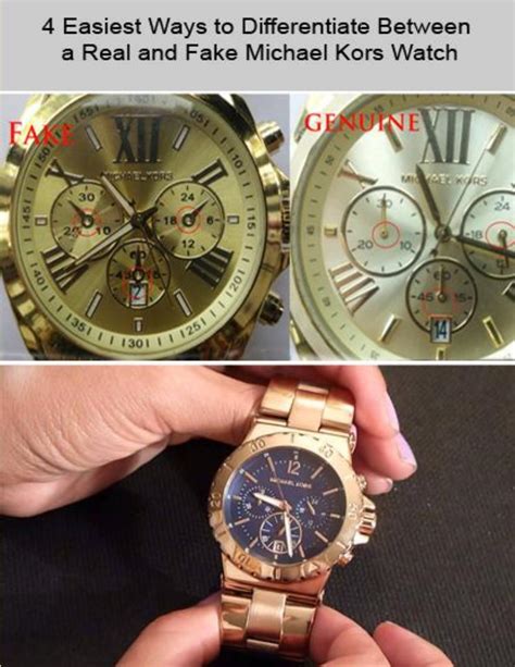 fake michael kors watch vs real|check for michael kors watches.